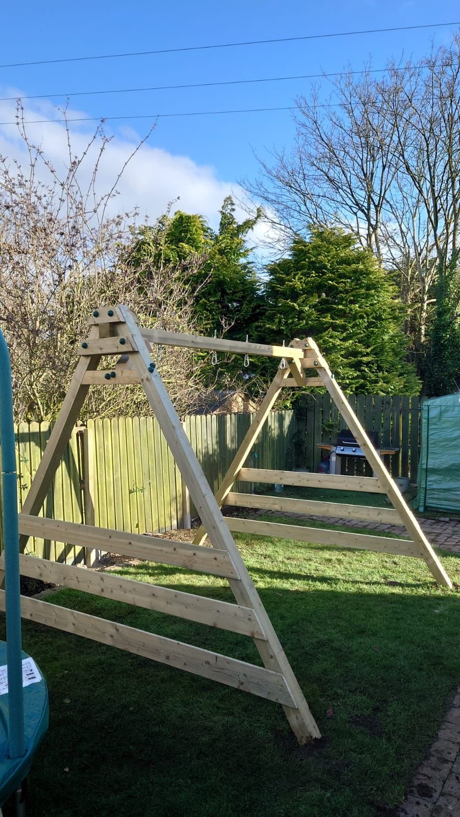 Double Swing Robust Frame with 2 seats -
