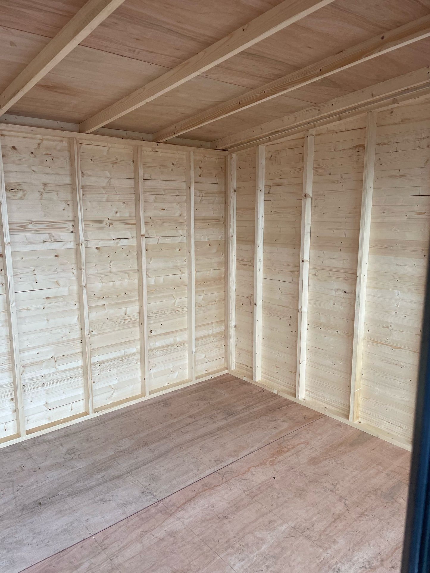 Garden Room 19mm T&G with PVC windows and doors