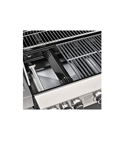 CosmoGrill Gas Barbecue 6+1 Premium Black Outdoor BBQ Grill with Sear Burner