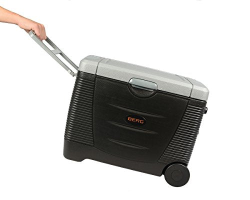 Berg Large Electric Portable 45 Litre 12V 240V Cool Box / Bag Warm Cooler Camping Beach Take Away Food Picnic Insulated Food