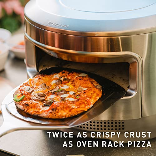 Solo Stove Pi Pizza Oven | Incl. Outdoor Pizza Maker, Wood Burning Assembly, Cordierite Pizza Stone (13 mm thick), Stainless Steel, H: 38,4 cm x Dia: 52 cm, 13,8 kg