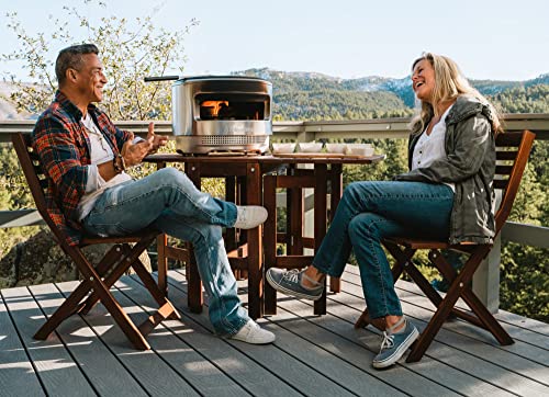 Solo Stove Pi Pizza Oven | Incl. Outdoor Pizza Maker, Wood Burning Assembly, Cordierite Pizza Stone (13 mm thick), Stainless Steel, H: 38,4 cm x Dia: 52 cm, 13,8 kg
