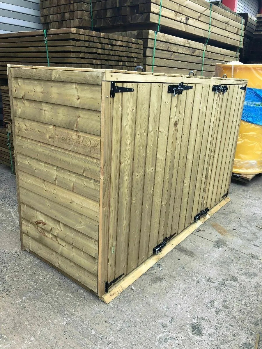 Wheelie Bin Cover, double, triple or quadruple