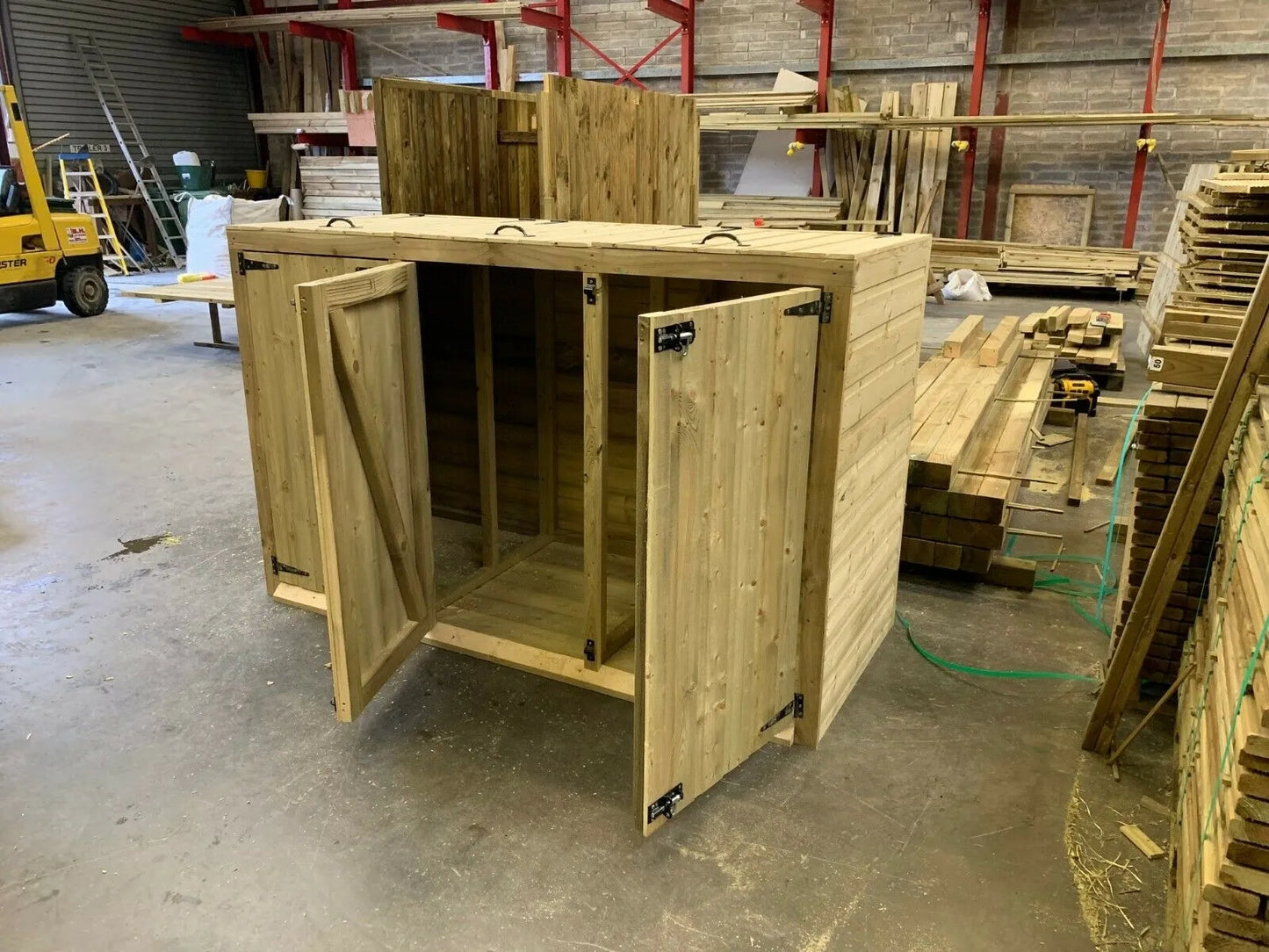 Wheelie Bin Cover, double, triple or quadruple