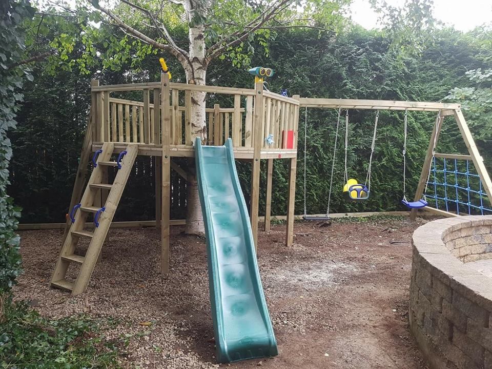 The Monaghan Octagon Climbing Frame Platform