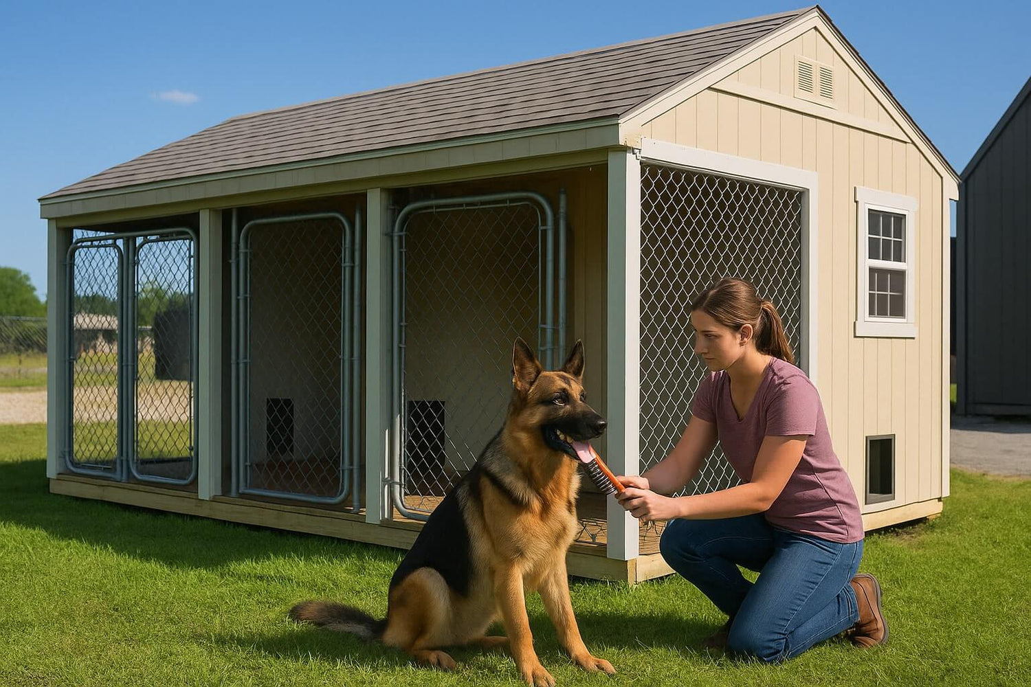 How Dog Kennels Newcastle and Log Stores Improve Gardens? – Armagh ...