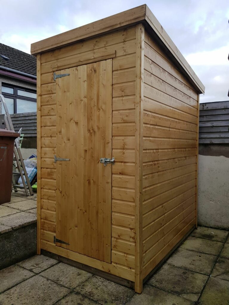 What is the lead time on Wooden Garden Sheds in Northern Ireland?