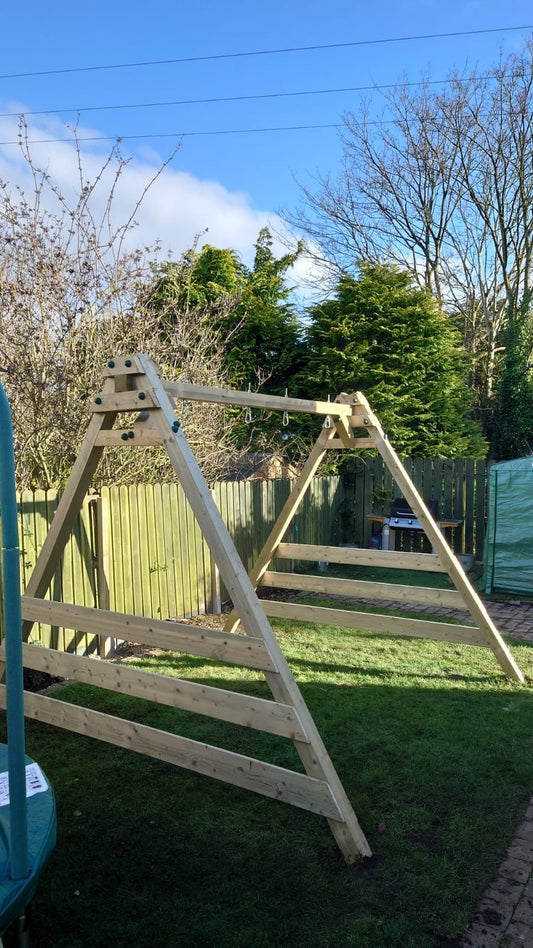 Double Swing Robust Frame with 2 seats -