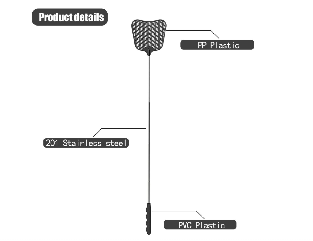 5 packet Telescopic fly swatter