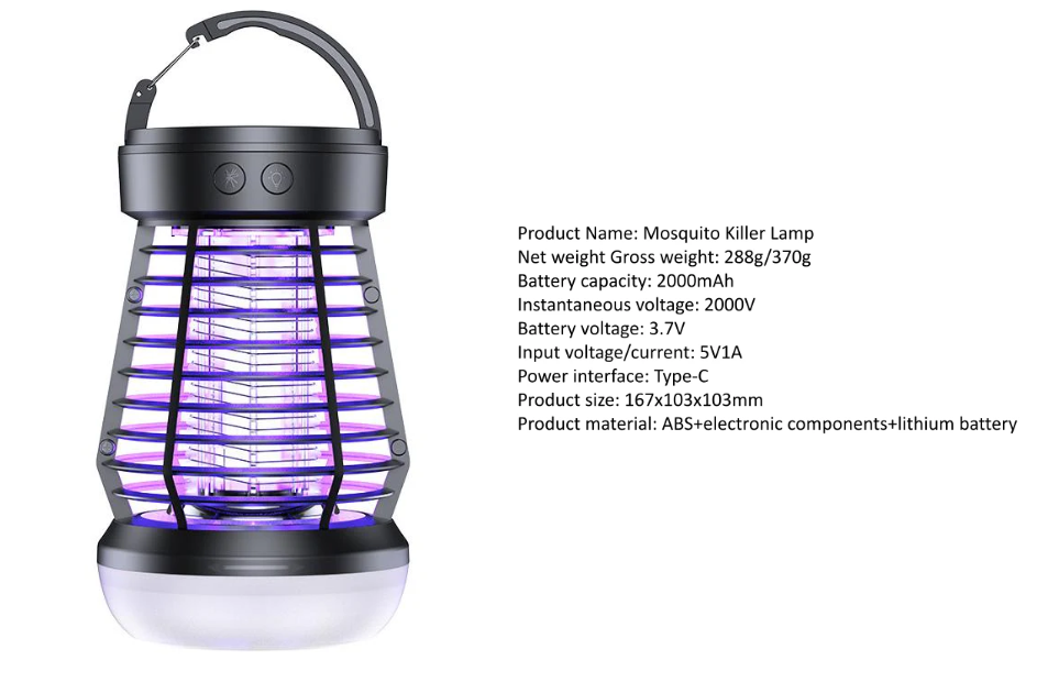 Black Lantern Fly zapper  / trap