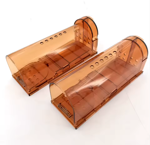 Smart Humane Rat Cage Rodent Mouse Traps Station Box for Indoor x 2