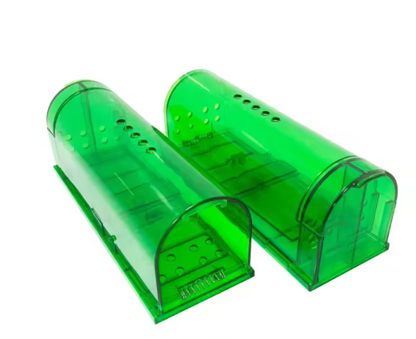 Smart Humane Rat Cage Rodent Mouse Traps Station Box for Indoor x 2