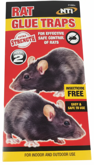 NTI Rat Glue Traps Extra Strength (Pack of 2)