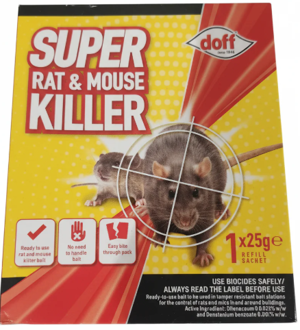 Doff Super Rat & Mouse Killer (1 x 25g)