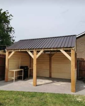 Derry Gazebo - Barn style pitched roof