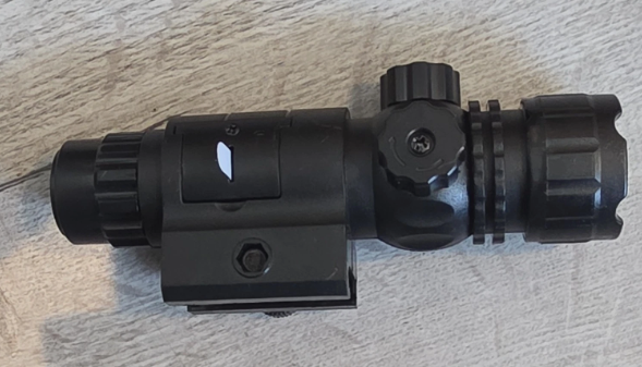 Salt gun scope - Laser pointer - with LED light