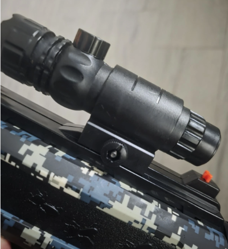 Salt gun scope - Laser pointer - with LED light