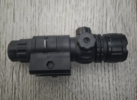 Salt gun scope - Laser pointer - with LED light