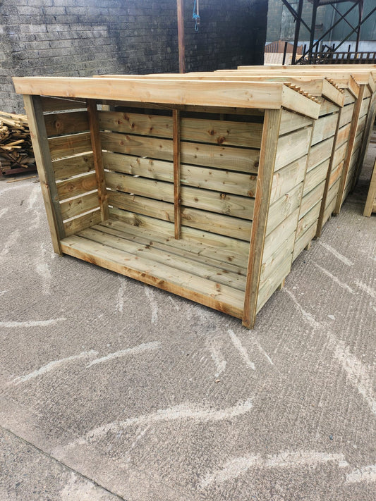 Large Log Store - 1.3m high 1.8m wide 0.62 deep