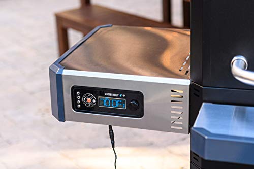 Masterbuilt MB20041320 Gravity Series 1050 Outdoor Digital Charcoal Barbecue Griddle + Grill + Smoker, Portable, Built-in Thermometer Gauge in Black