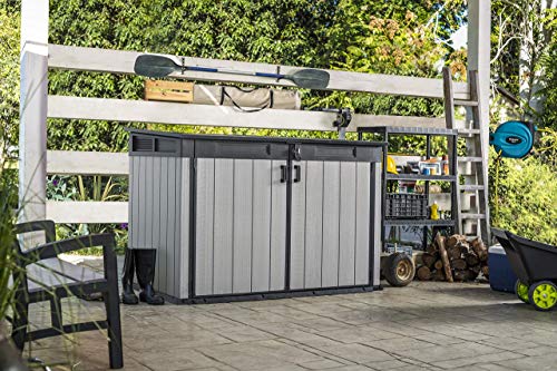 Keter Grande Store Outdoor Garden Storage Shed - Grey