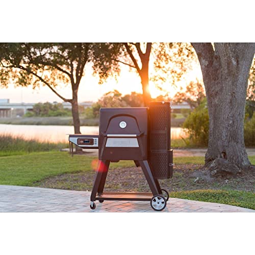 Masterbuilt MB20041020 Gravity Series 560 Outdoor Digital Charcoal Barbecue Griddle + Grill + Smoker, Portable, Built-in Thermometer Gauge in Black