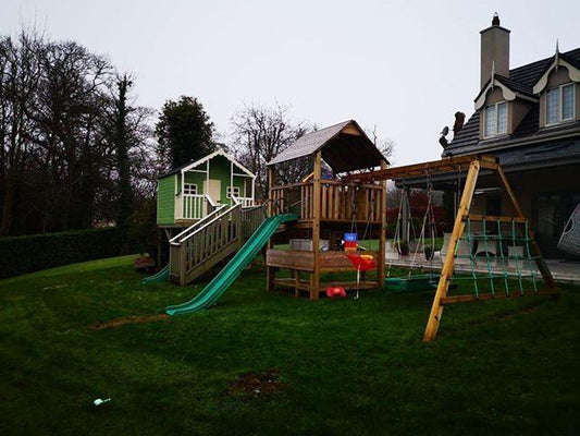 Fermanagh Climbing Frame with Tower & Playhouse