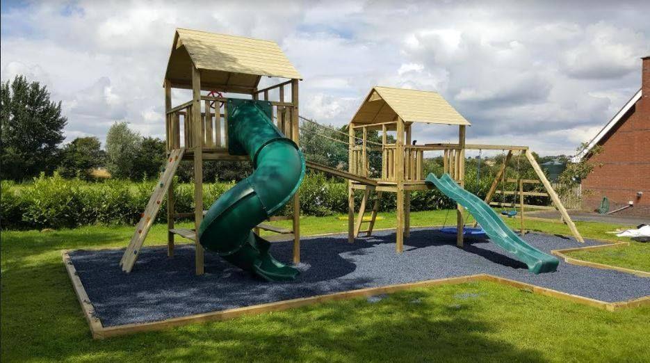 Limerick Double Tower Climbing frame – Armagh Garden Sheds NI